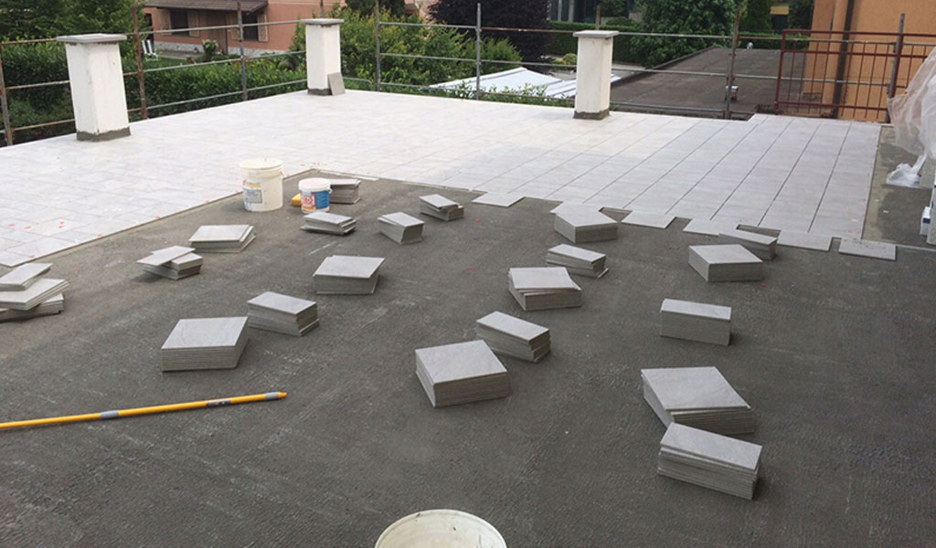 posa pavimento terrazza